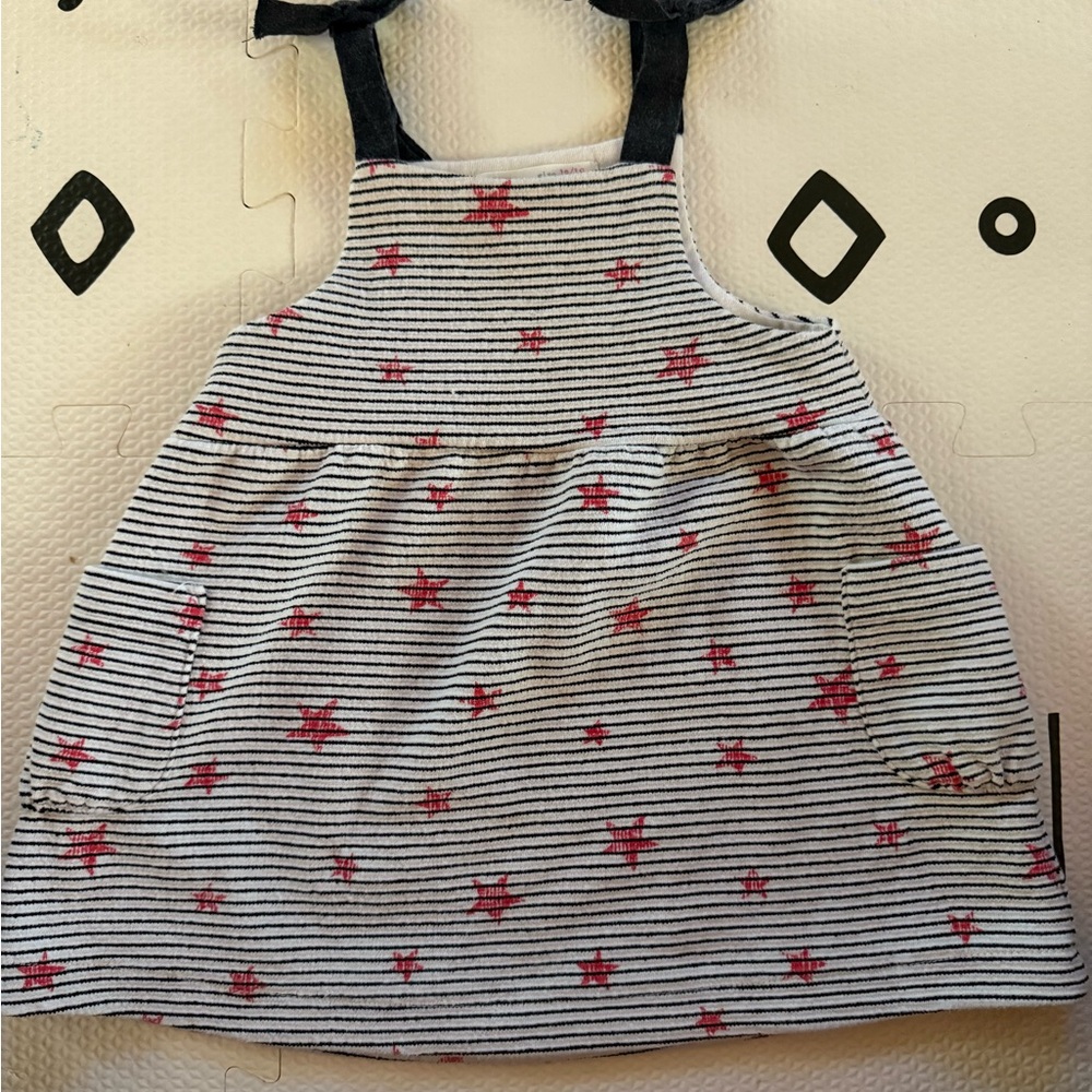 Zara Red and Black Bandana Bibs with Star Pattern